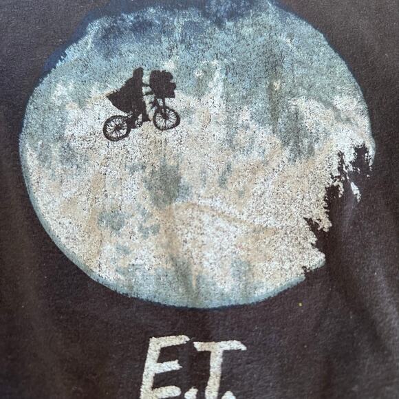 E.T. Graphic Tee - Black Crewneck - Size Small (6/6X) - Picture 3 of 3